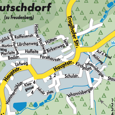 Stadtplan Freudenberg