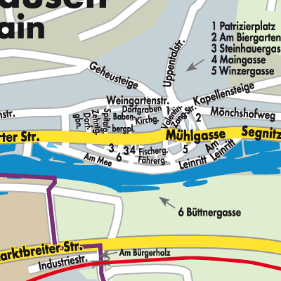 Stadtplan Frickenhausen a.Main