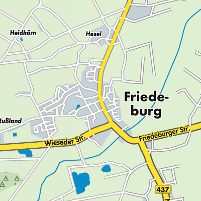Übersichtsplan Friedeburg