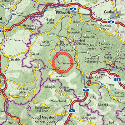 Landkarte Friedelshausen