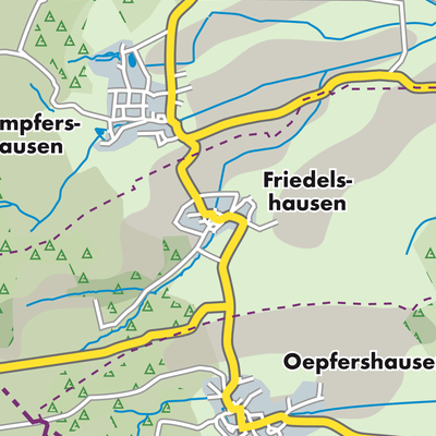 Übersichtsplan Friedelshausen