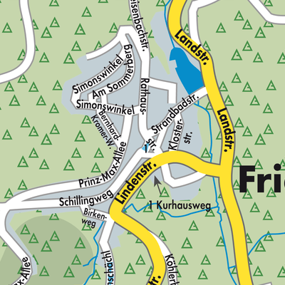 Stadtplan Friedenweiler