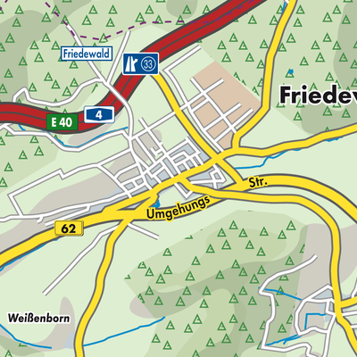 Übersichtsplan Friedewald