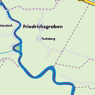 Übersichtsplan Friedrichsgraben
