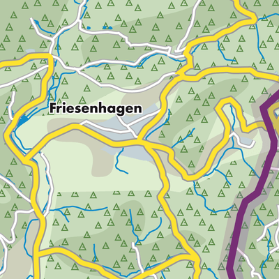 Übersichtsplan Friesenhagen