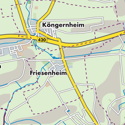 Übersichtsplan Friesenheim