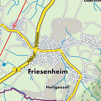 Übersichtsplan Friesenheim