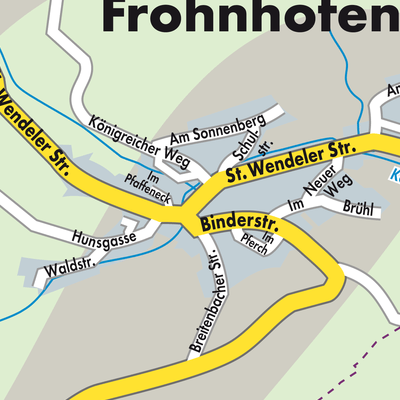 Stadtplan Frohnhofen