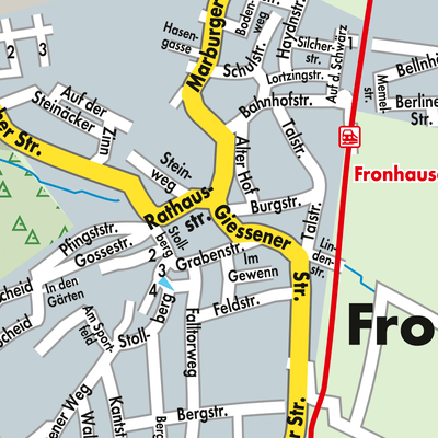 Stadtplan Fronhausen