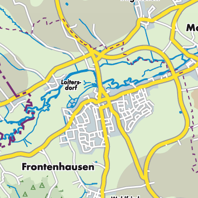 Übersichtsplan Frontenhausen