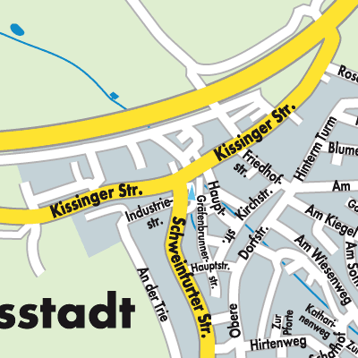 Stadtplan Fuchsstadt