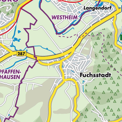 Übersichtsplan Fuchsstadt