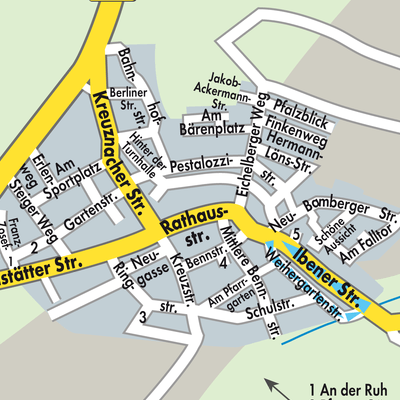 Stadtplan Fürfeld