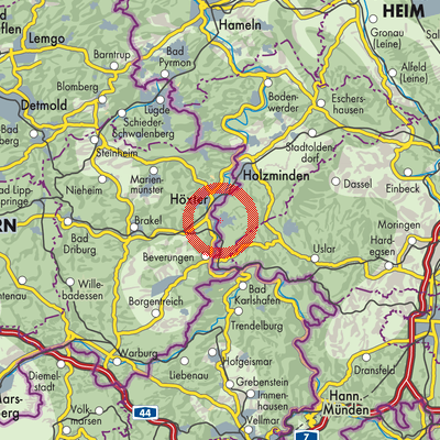 Landkarte Fürstenberg