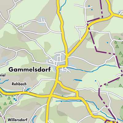 Übersichtsplan Gammelsdorf