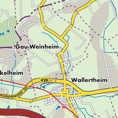 Übersichtsplan Gau-Weinheim