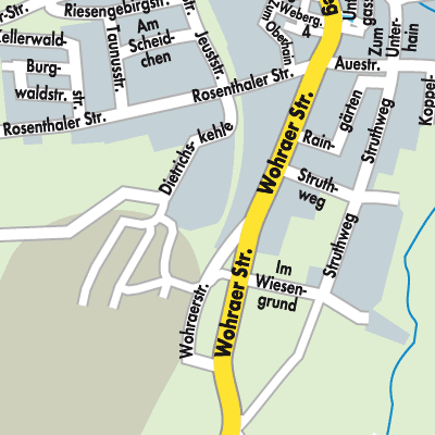 Stadtplan Gemünden (Wohra)