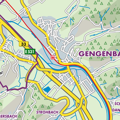Übersichtsplan Gengenbach