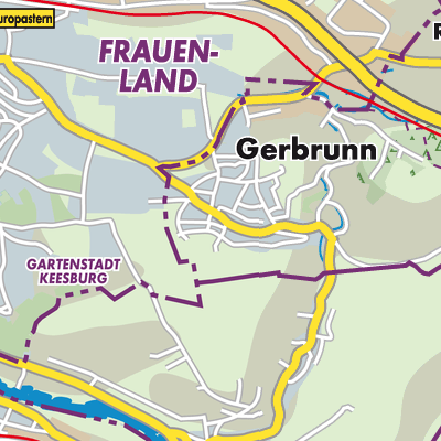Übersichtsplan Gerbrunn