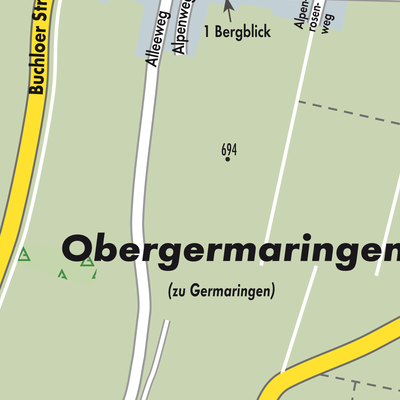 Stadtplan Germaringen
