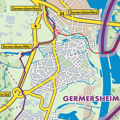 Übersichtsplan Germersheim