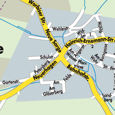 Stadtplan Gernrode