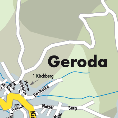 Stadtplan Geroda