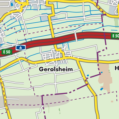 Übersichtsplan Gerolsheim
