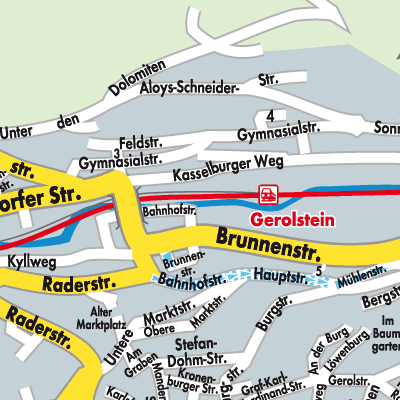 Stadtplan Gerolstein