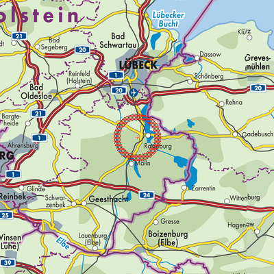 Landkarte Giesensdorf