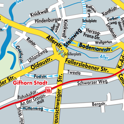 Stadtplan Gifhorn