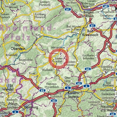 Landkarte Ginsweiler