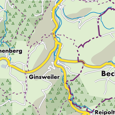 Übersichtsplan Ginsweiler