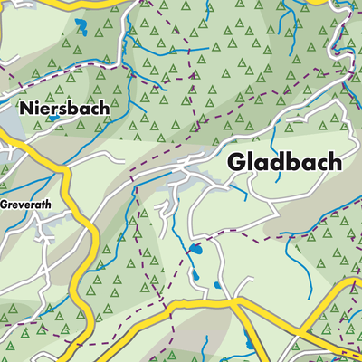 Übersichtsplan Gladbach