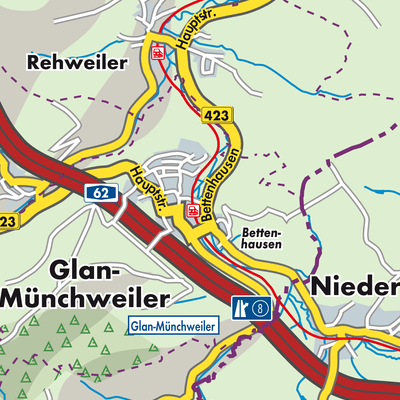 Übersichtsplan Glan-Münchweiler