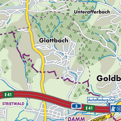 Übersichtsplan Glattbach