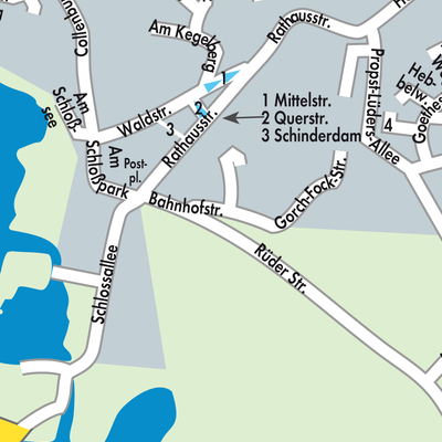 Stadtplan Glücksburg