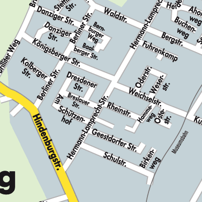 Stadtplan Gnarrenburg