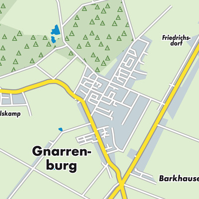 Übersichtsplan Gnarrenburg