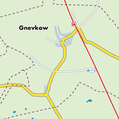 Übersichtsplan Gnevkow