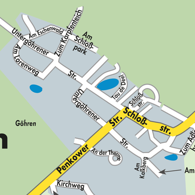 Stadtplan Göhren-Lebbin