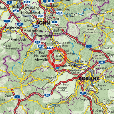 Landkarte Gönnersdorf