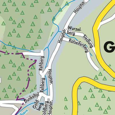 Stadtplan Goldisthal