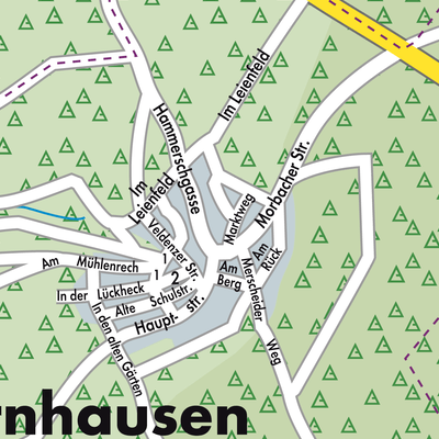 Stadtplan Gornhausen