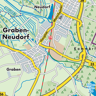 Übersichtsplan Graben-Neudorf