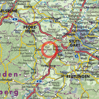 Landkarte Grafenau