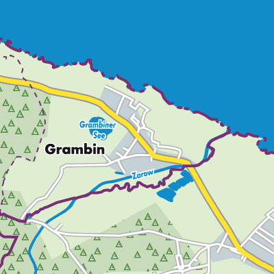 Übersichtsplan Grambin