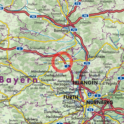 Landkarte Gremsdorf