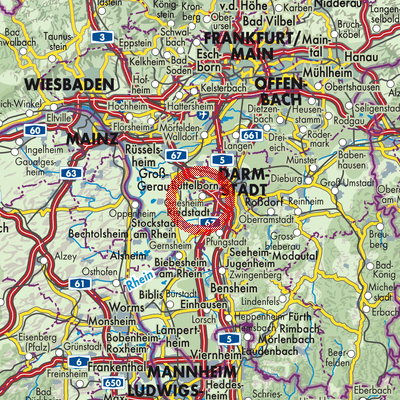 Landkarte Griesheim