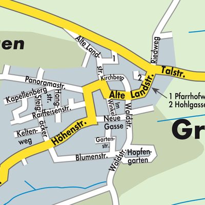 Stadtplan Griesingen